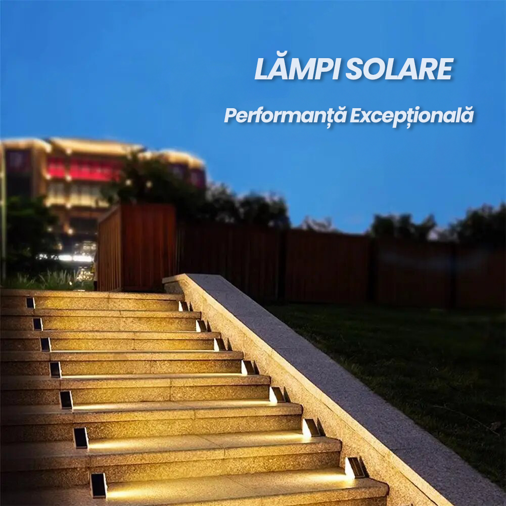 Set 4 Lampi Solare Smart