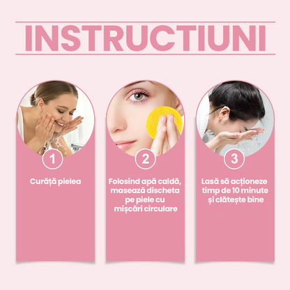 Dischete Iluminatoare cu Turmeric, 40 bucati