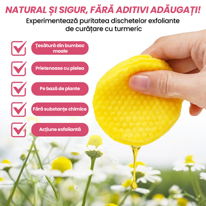 Dischete Iluminatoare cu Turmeric, 40 bucati